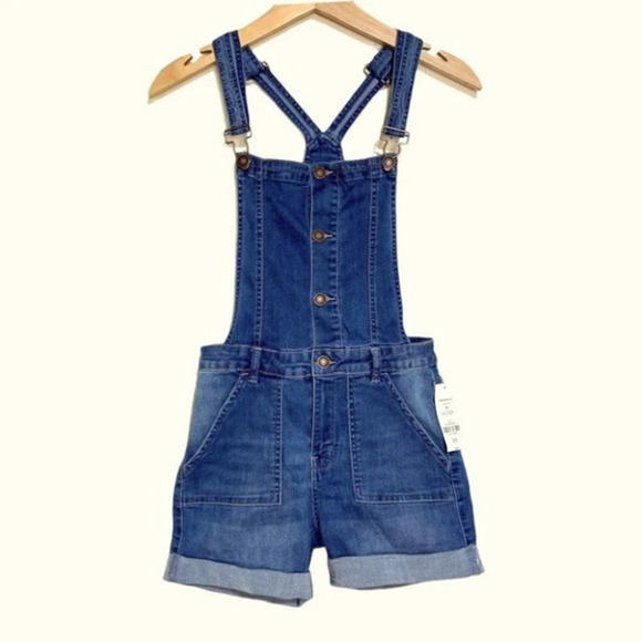 Eightytwo denim 5‎ jean overalls NWT - Picture 1 of 7